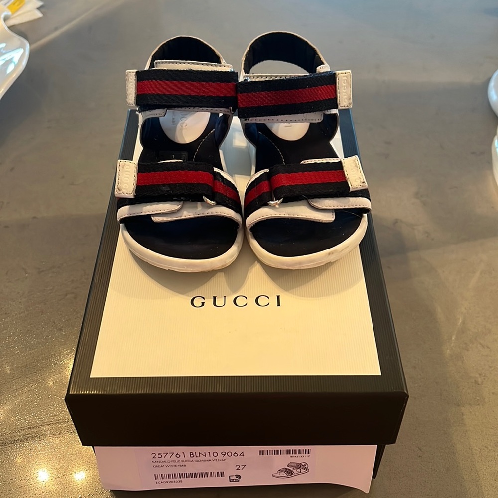 Gucci Leather Sandals Pelle Suola Gomma